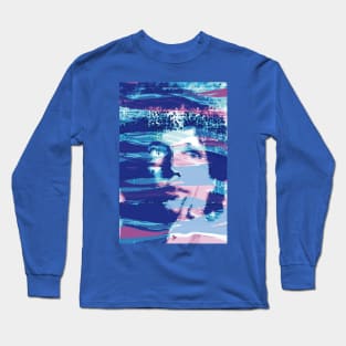 Aljandra Pizarnik - Blue Solitude Long Sleeve T-Shirt